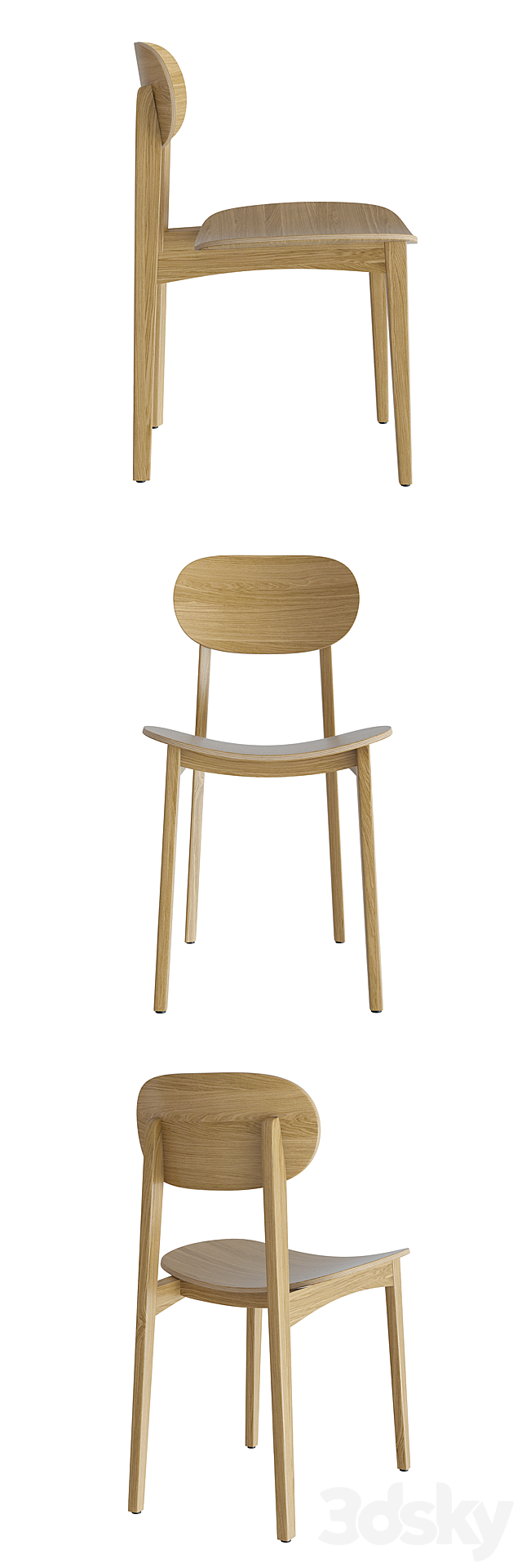 Dana Chair 3DS Max Model - thumbnail 2