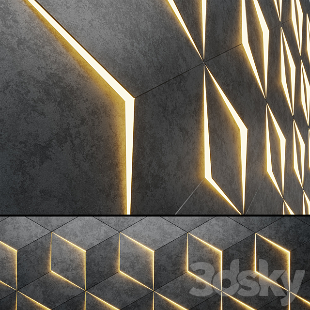 Wall Panel Stone 3DSMax File - thumbnail 1