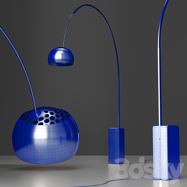 Floor Lamp Flos Arco 3DSMax File - thumbnail 3