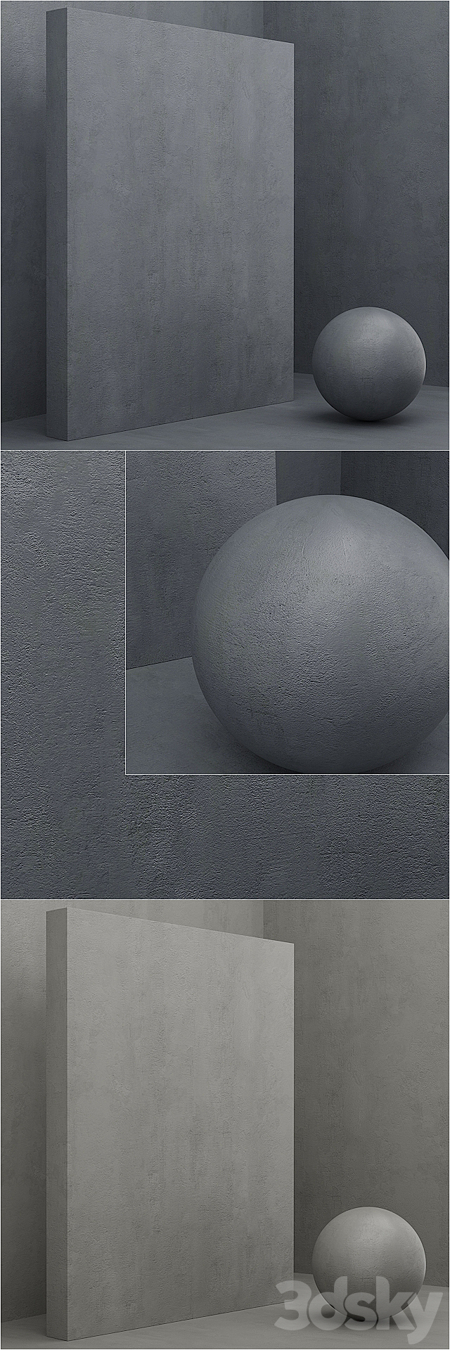 Material (seamless) – coating. marble. plaster – set 55 3DSMax File - thumbnail 3