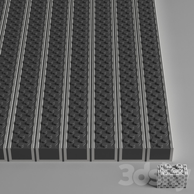 Anti-theft system Sensormatic. carpet brush 3d