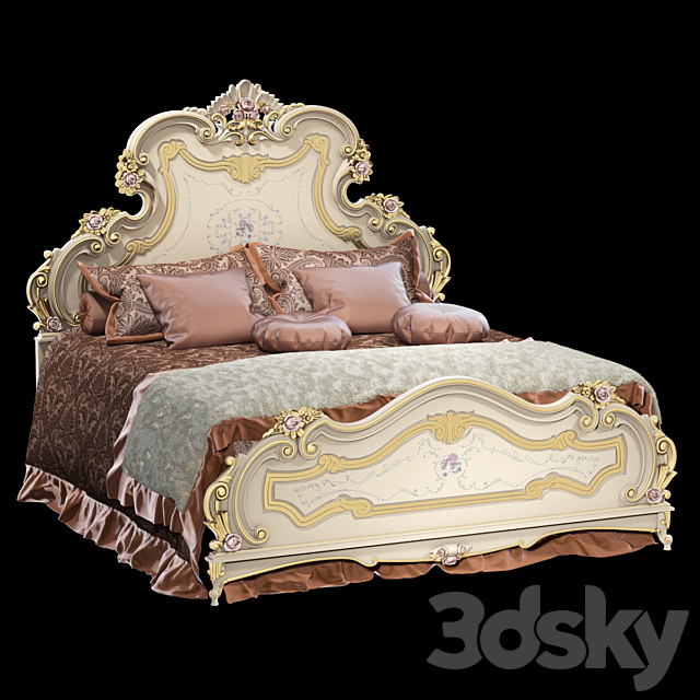 The Versailles bed. AMG Factory 3DSMax File - thumbnail 1