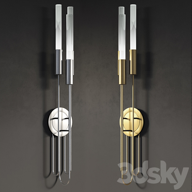 Gala Torch Wall Light Luxxu 3d