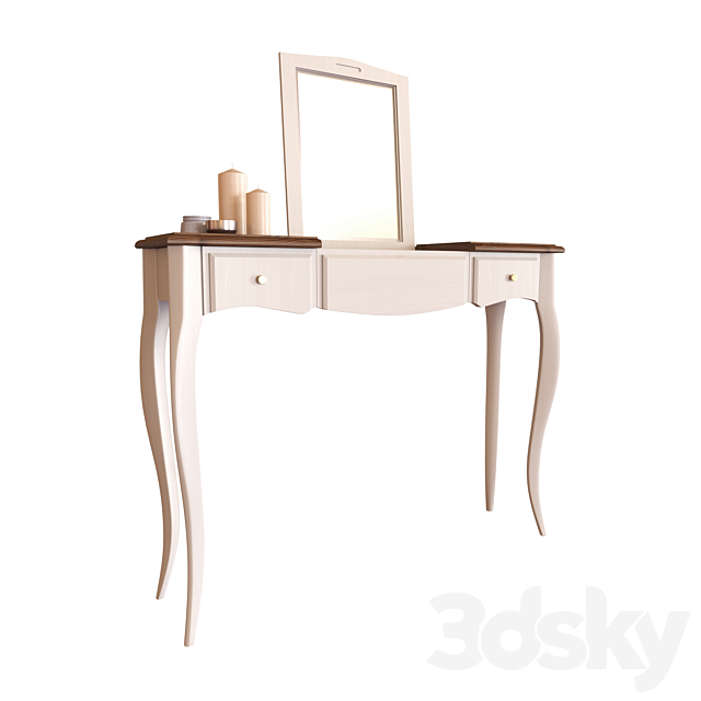 Make-up table with mirror ST9309. Leontina 3DSMax File - thumbnail 1