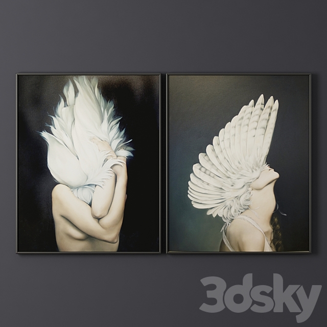 Paintings in the framework of 3d