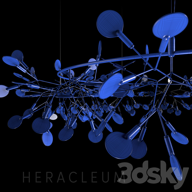 Chandelier Moooi Heracleum the Big O 3d