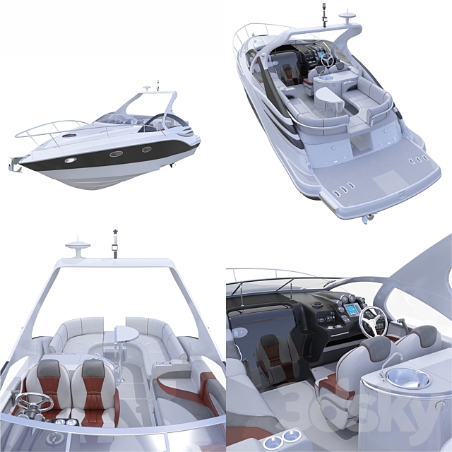 Sea boat 29 ft 3d