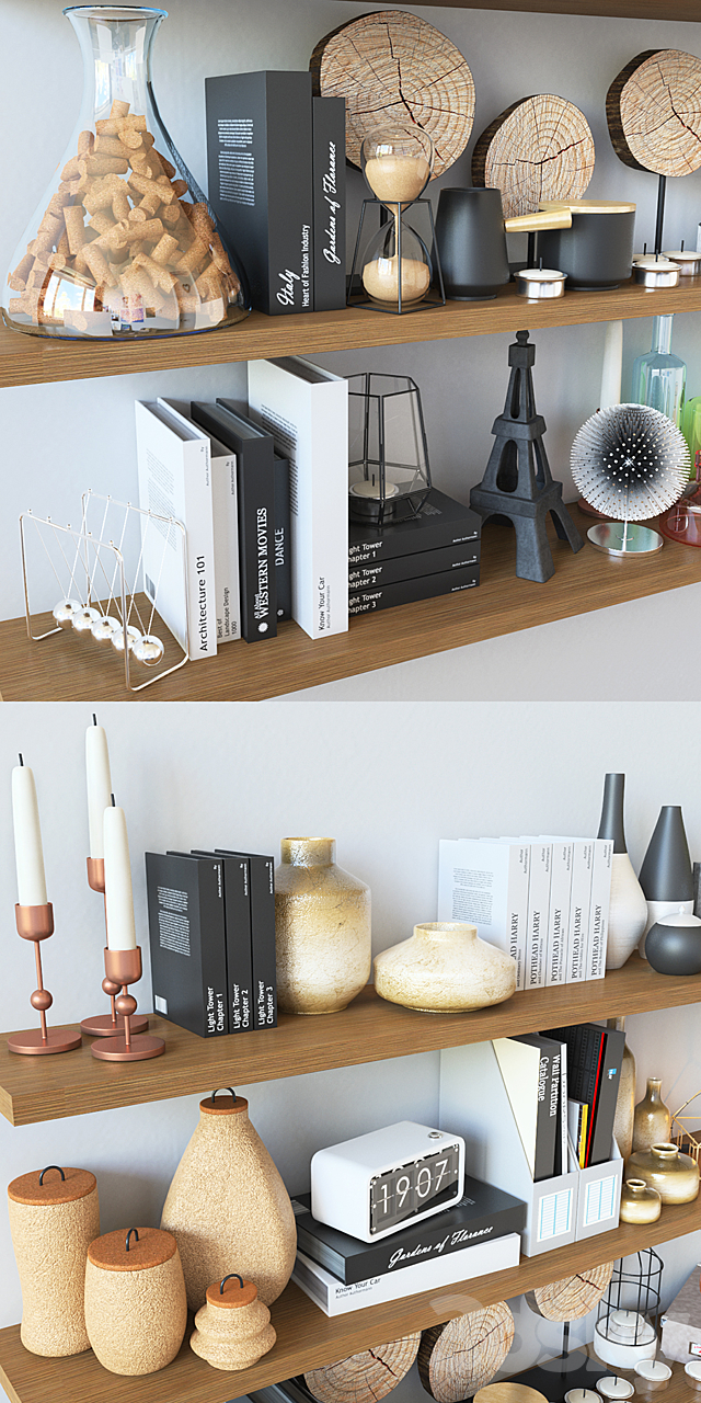 Decoration Set - 4 3d