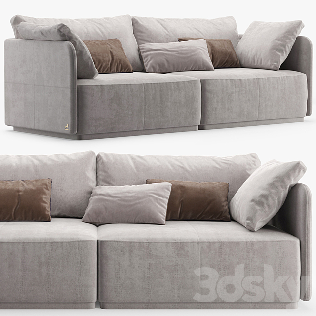 sofa SMANIA Beverly 240 3DSMax File - thumbnail 1