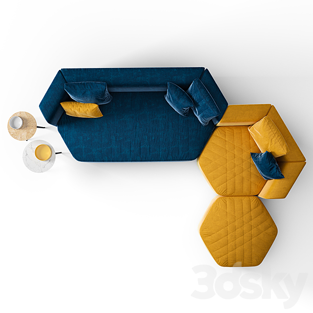 Bonaldo Panorama Sofa 3d