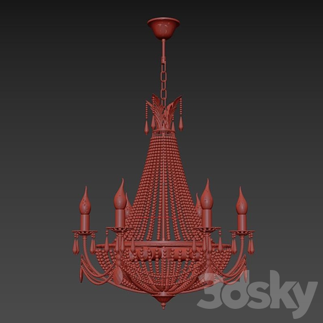 Chandelier Recetto E 1.6.6.100 GH 3d