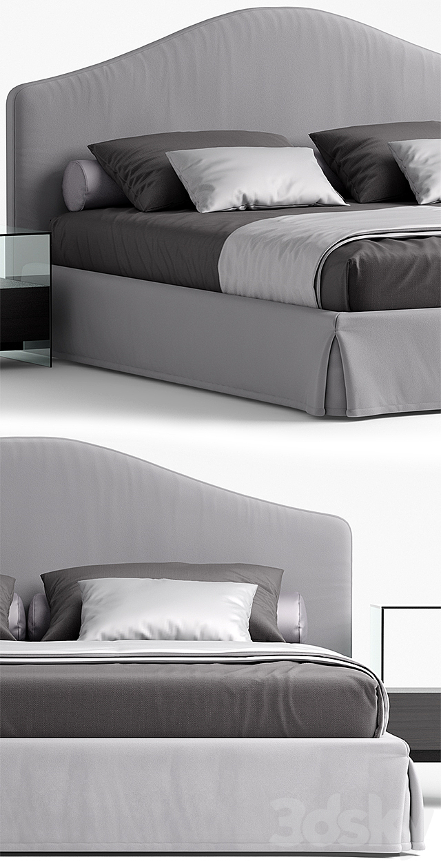 Busnelli bed MAYFAIR 3d