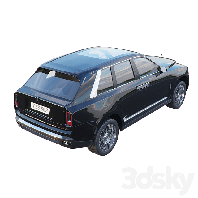 Rolls-Royce Cullinan 3DSMax File - thumbnail 2