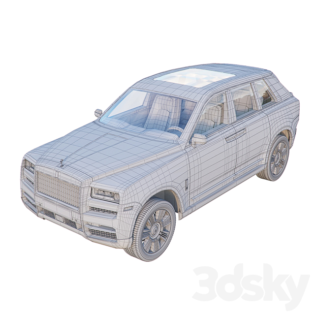 Rolls-Royce Cullinan 3DSMax File - thumbnail 3