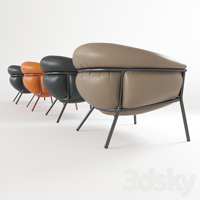 Grasso Armchair 3d