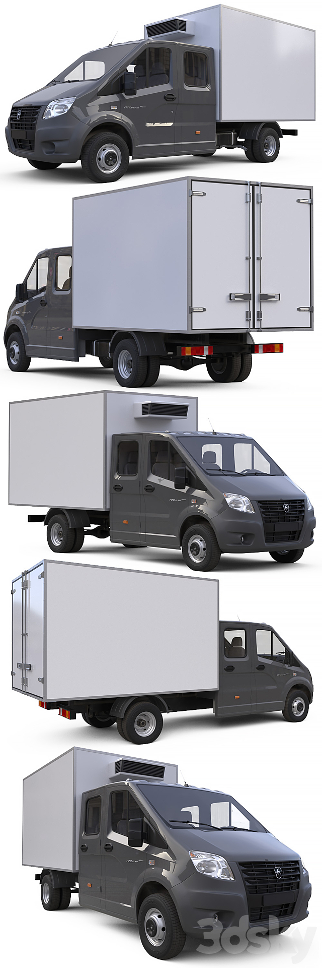 Gazelle NEXT (double row cab) 3d