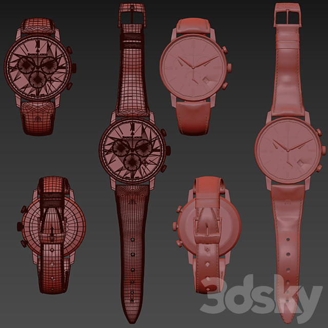 Wrist Watch 3DSMax File - thumbnail 3