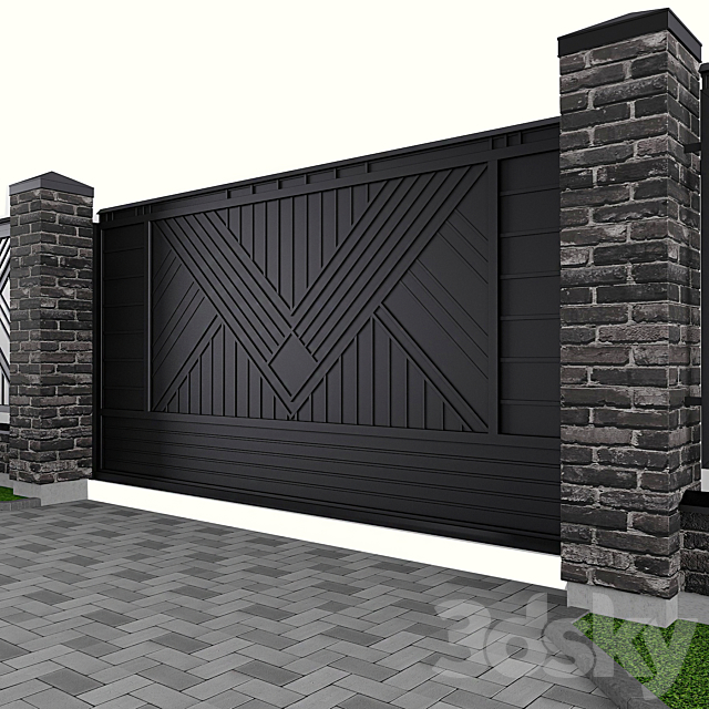 Fence 01 3DSMax File - thumbnail 2