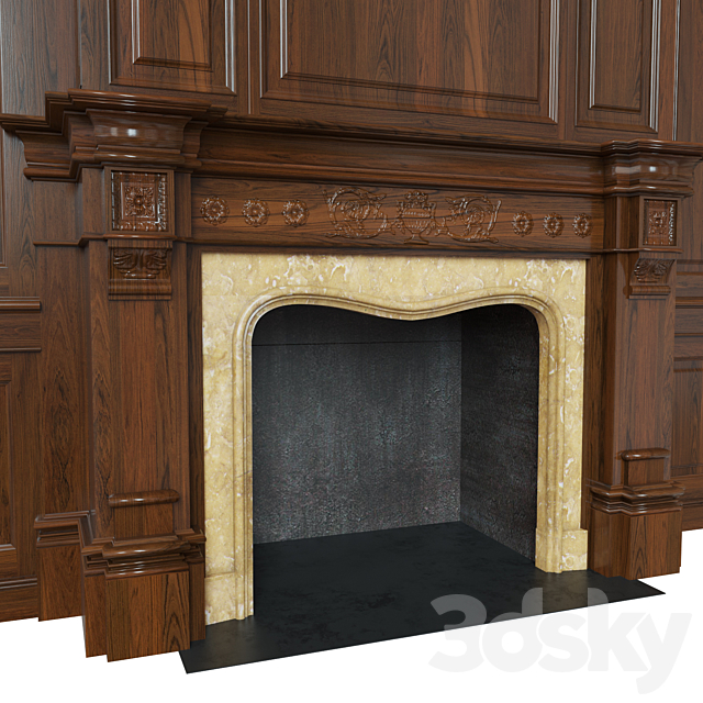 Fireplace_05 3d