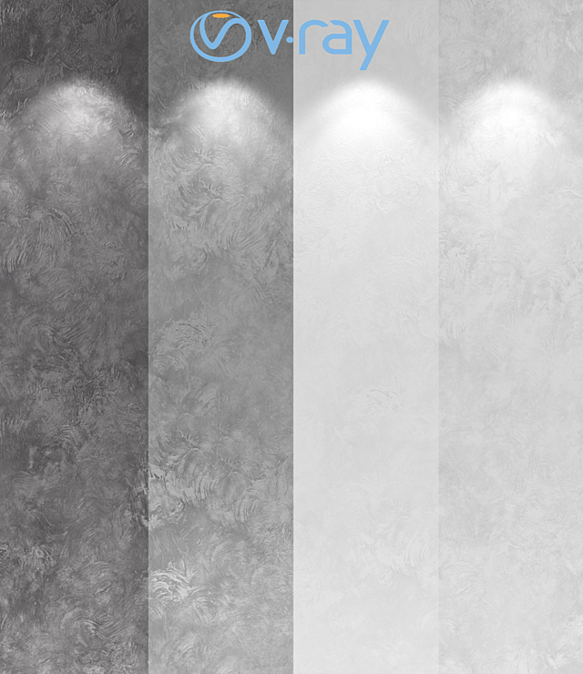 Decorative plaster. single-layer version 061 3d