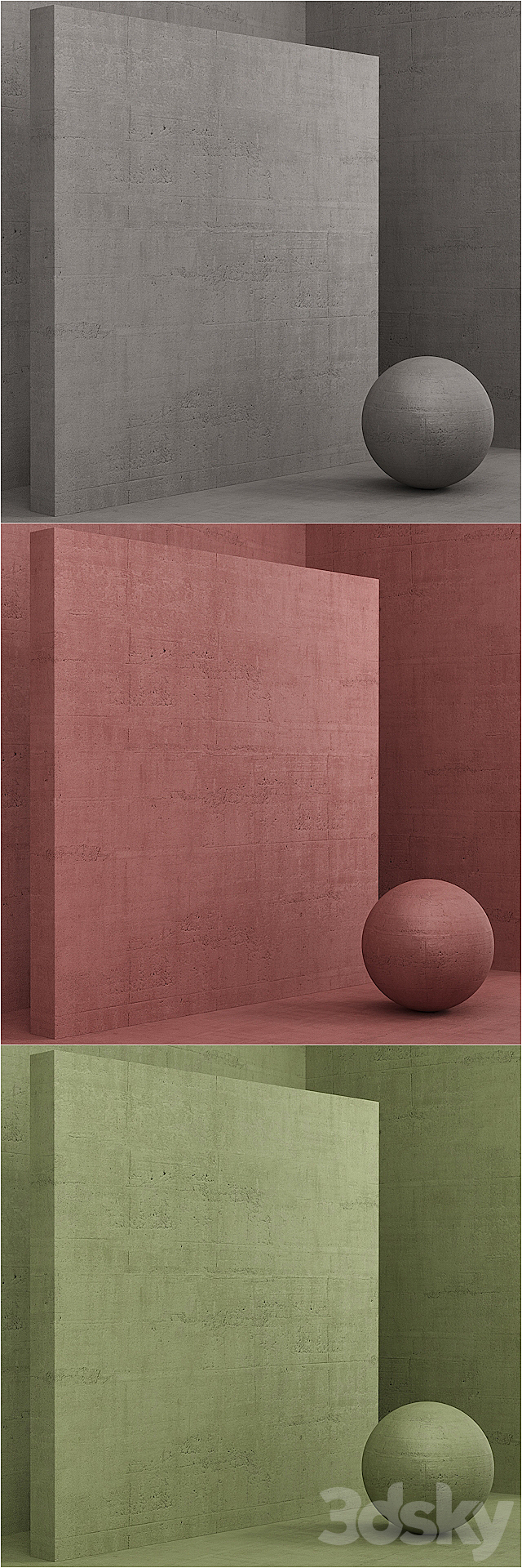 Material (seamless) – coating. concrete. plaster set 58 3DSMax File - thumbnail 3