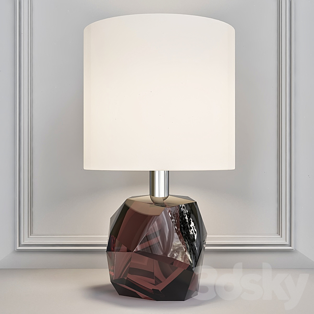 Baker Gemstone Small Table Lamp 3DSMax File - thumbnail 1