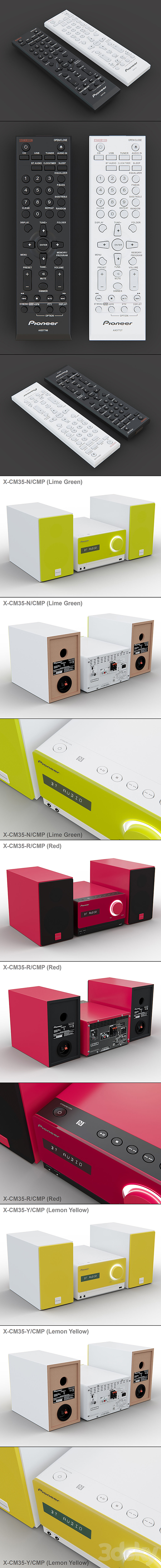 Pioneer X-CM35 3DSMax File - thumbnail 3