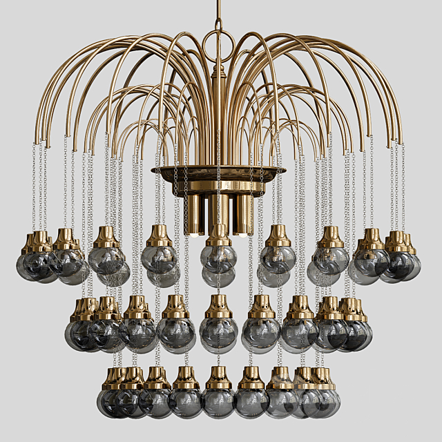 Chandeliers by Paolo Venini 3DSMax File - thumbnail 1