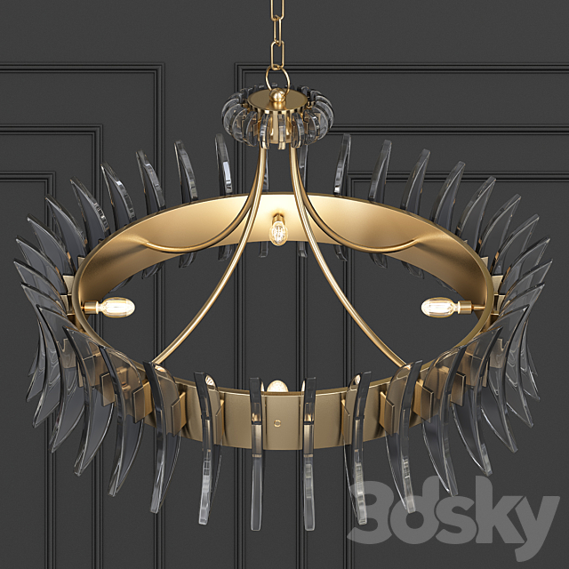 Coquette chandelier 3d