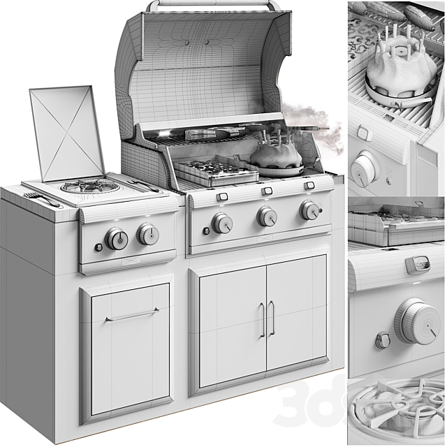 Saber Grill 3d