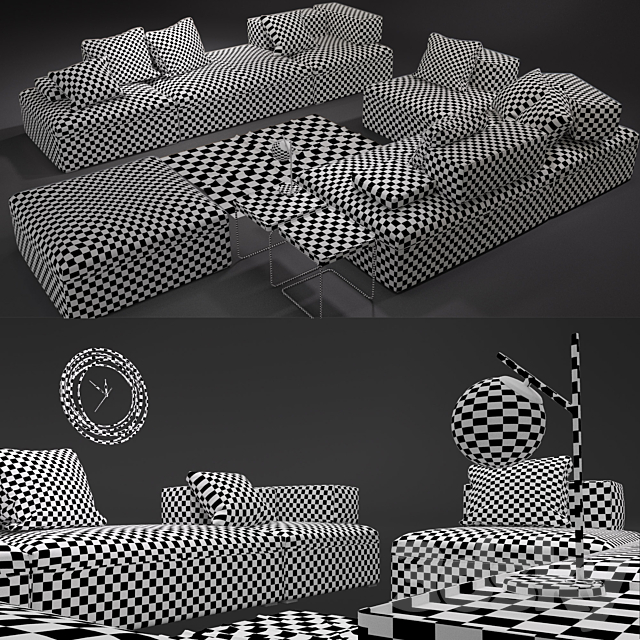 Sofa prosecco 3d