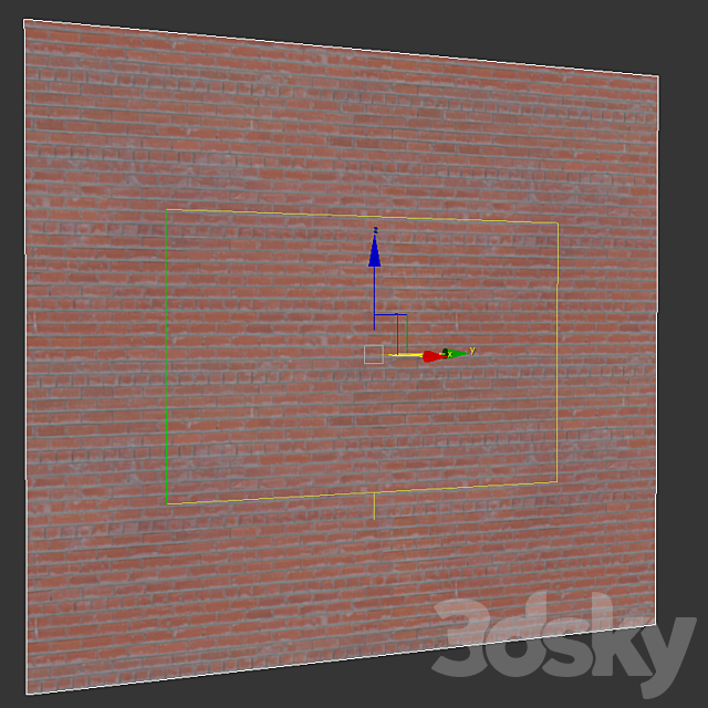 Facing brick _2 3DS Max Model - thumbnail 3