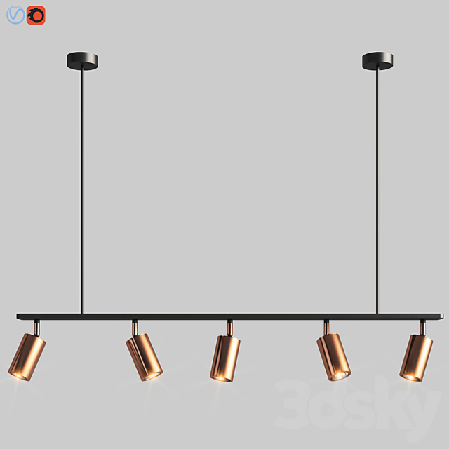 Lino Modern Design Pendant 3d