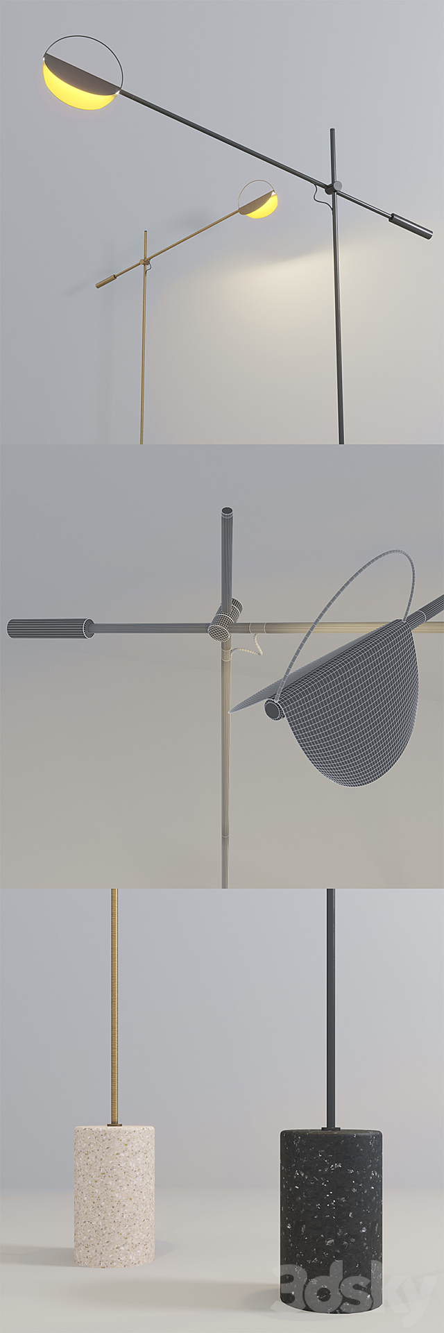 BOLIA LEAVES | Floor lamp 3d