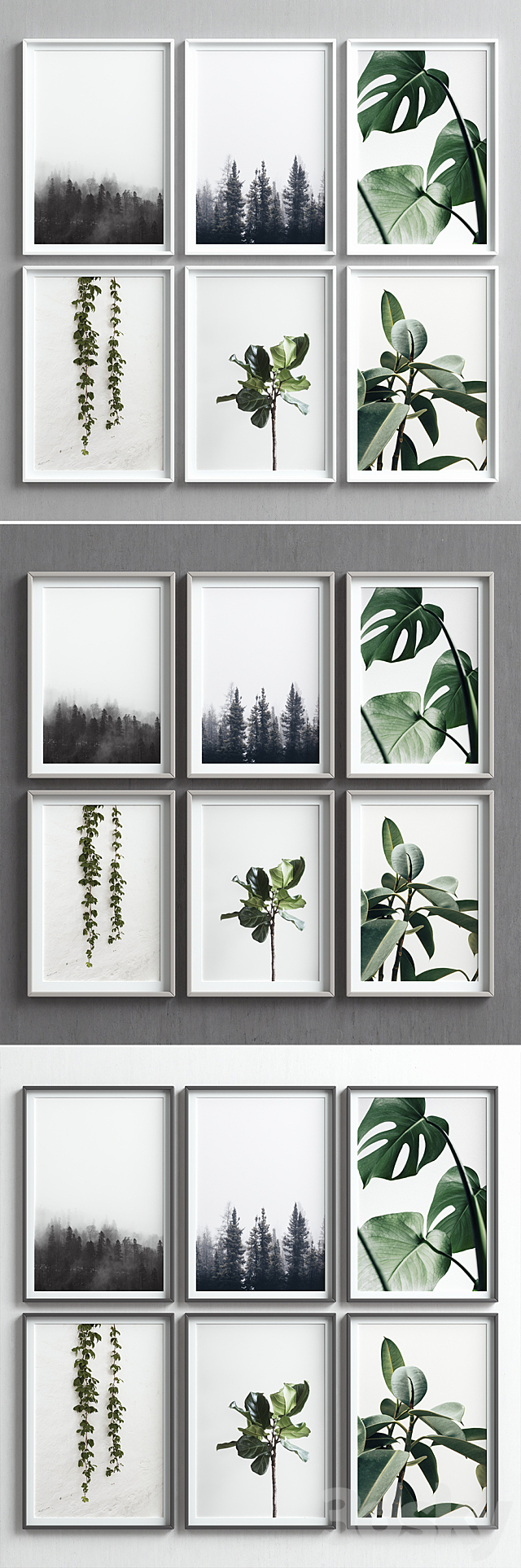 Picture Frames Set-47 3d