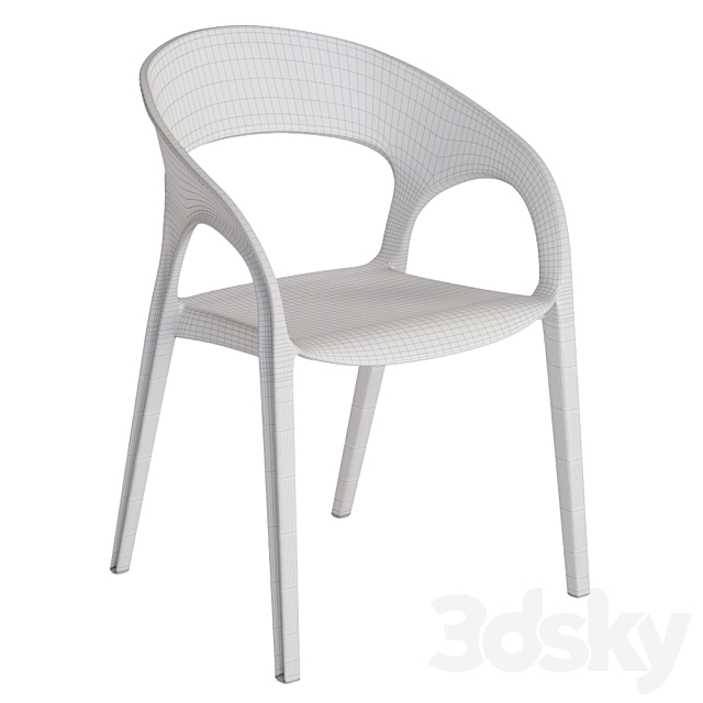 Chair GOSSIP 620 3DSMax File - thumbnail 2