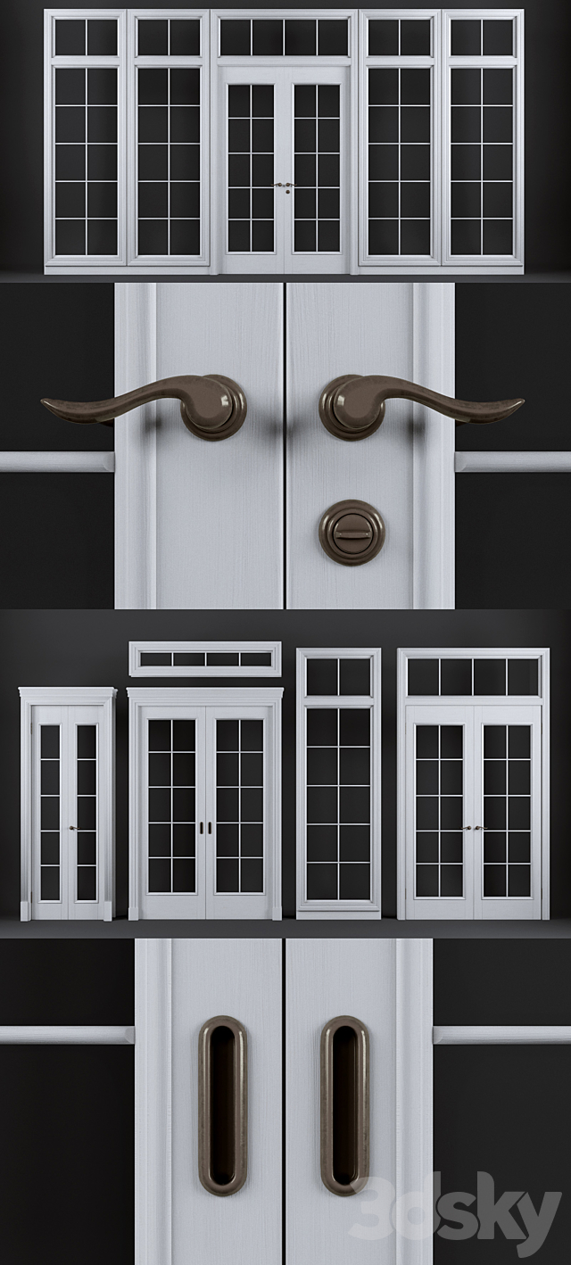 Doors_set_01 3d