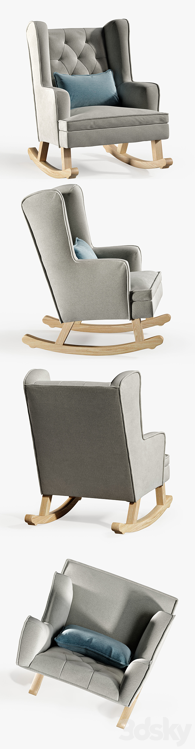 CHILDREN'S CHAIR-SWING ZARA HOME 3d