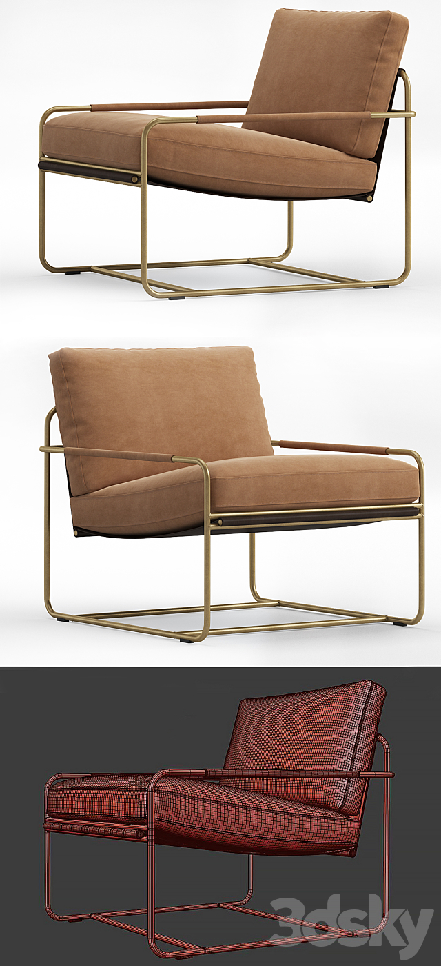Riviera Frag Chair 3d