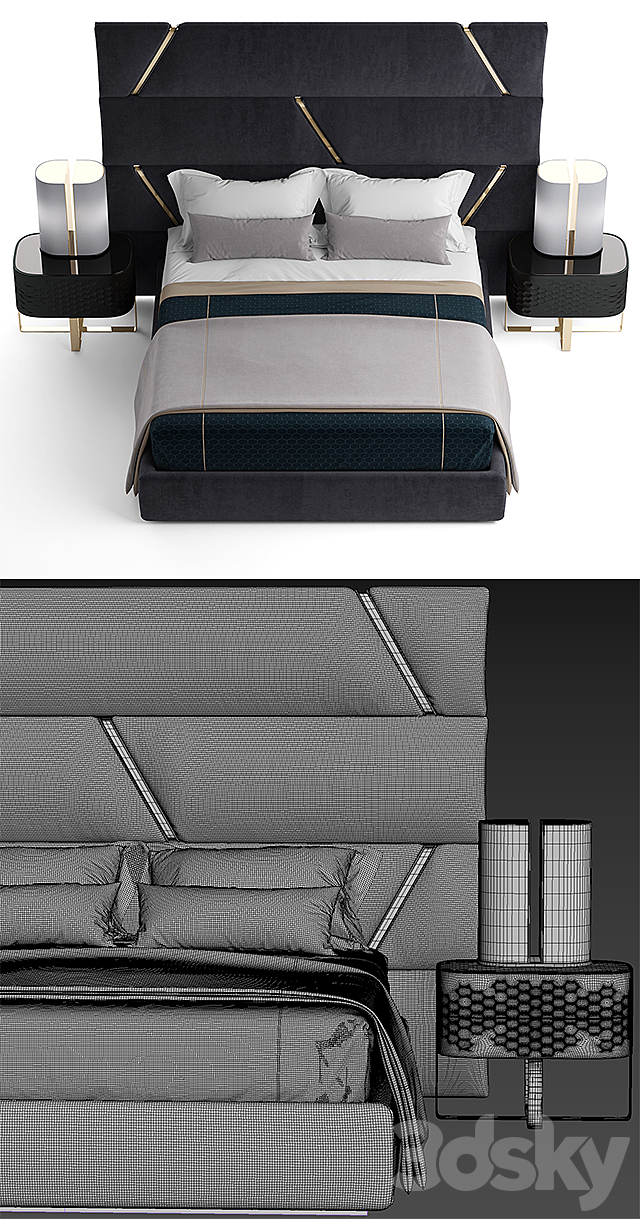 My design bed 3DSMax File - thumbnail 3