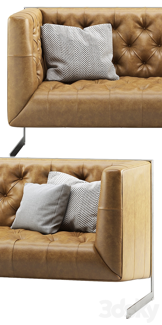 Sunpan viper loveseat 3d