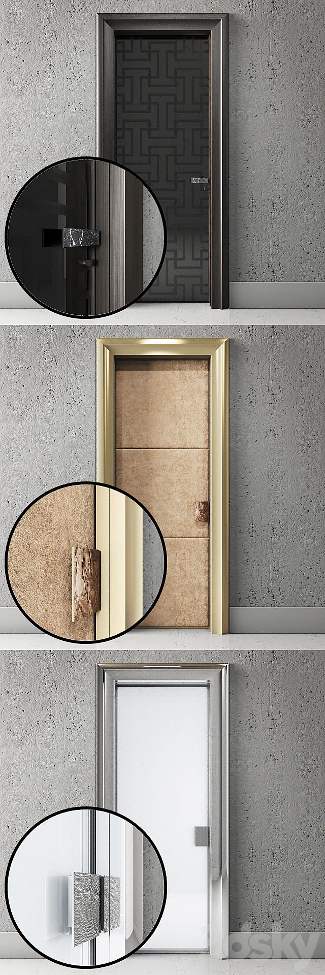 Longhi ianus door 3d