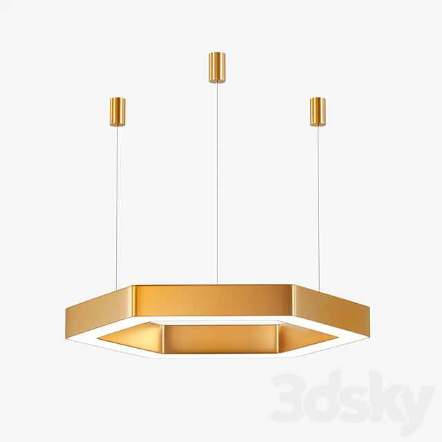 Sixty chandelier 3d
