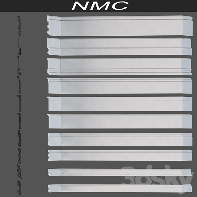 Baseboards NMC 3DSMax File - thumbnail 1