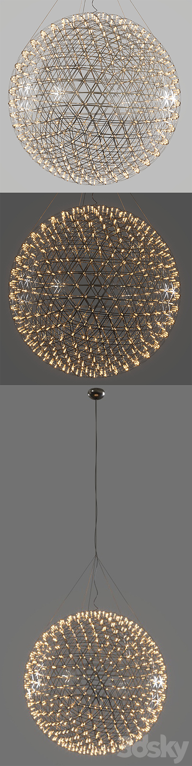 Moooi Raimond R127 Suspended Lamp 3d