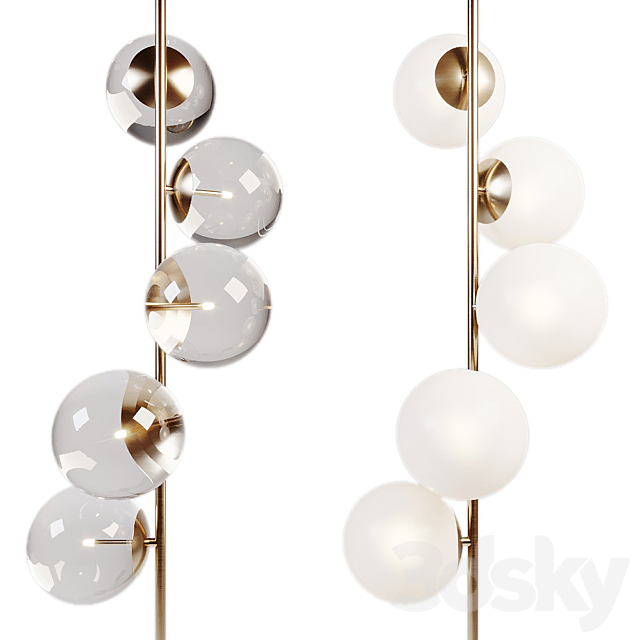 Floor lamp Eichholtz 112317 Tempo 3d