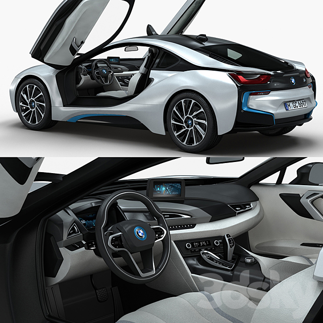 BMW i8 3d
