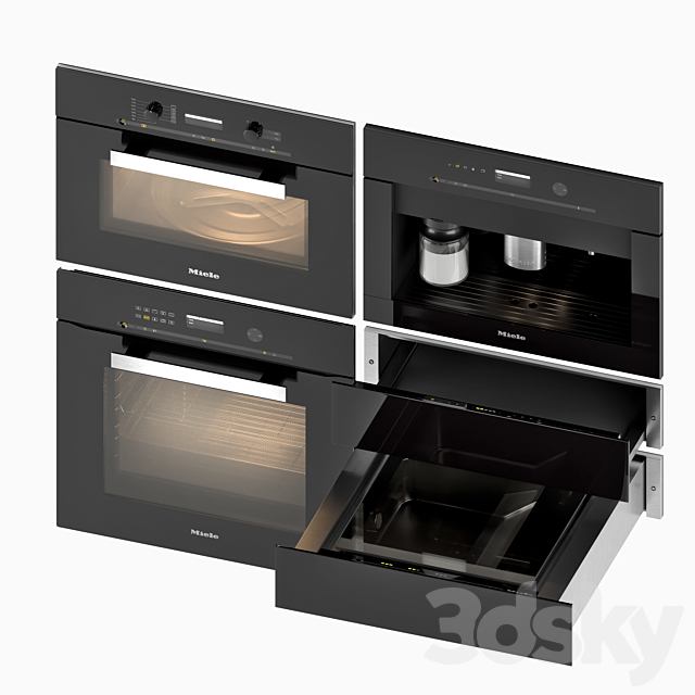 Kitchen appliances Miele 3DSMax File - thumbnail 1
