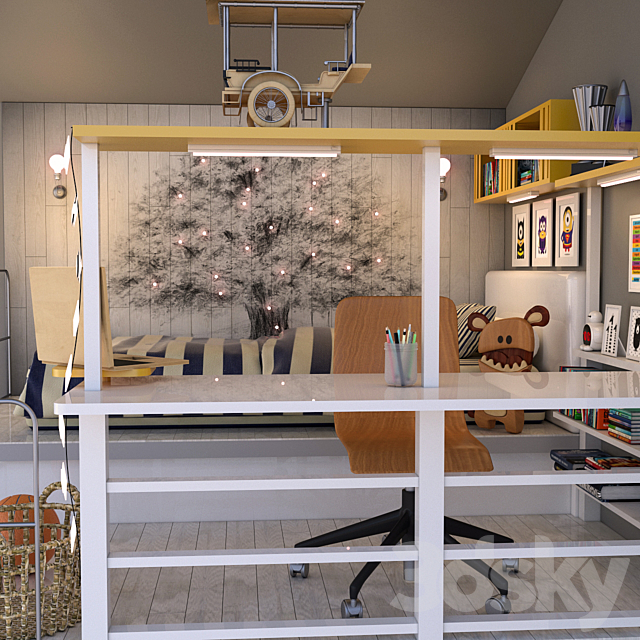 JC Children Bedroom 3d
