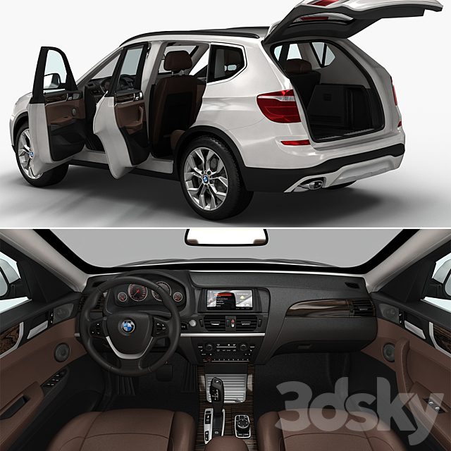 BMW X3 3DSMax File - thumbnail 2